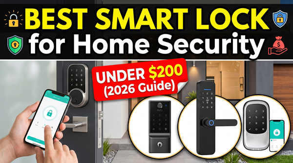 Best Smart Lock for Home Security Under $200 (2026 Guide)