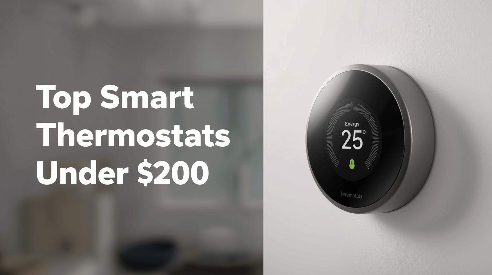 Best Smart Thermostats Under $200: Top Picks for 2026