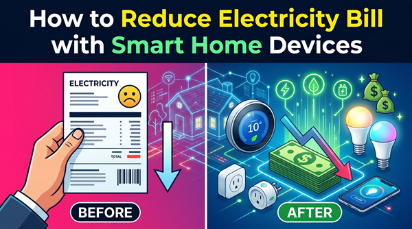 How to Reduce Electricity Bill with Smart Home Devices
